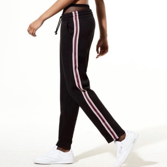 TNA Pants - TNA sweatpants with stripes